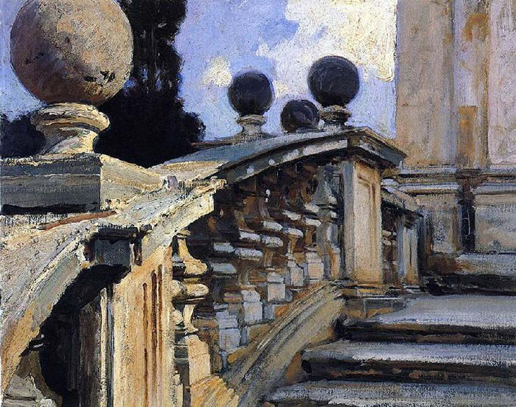 Steps of Church of S S Domenico e Siste in Rome